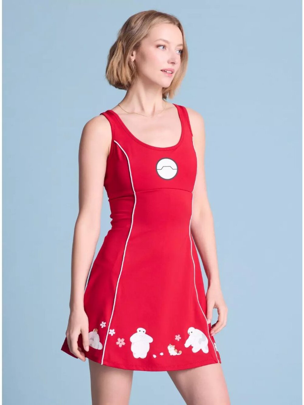NWT Disney/Her Universe Disney Big Hero 6 Baymax Cherry Blossom Active Dress